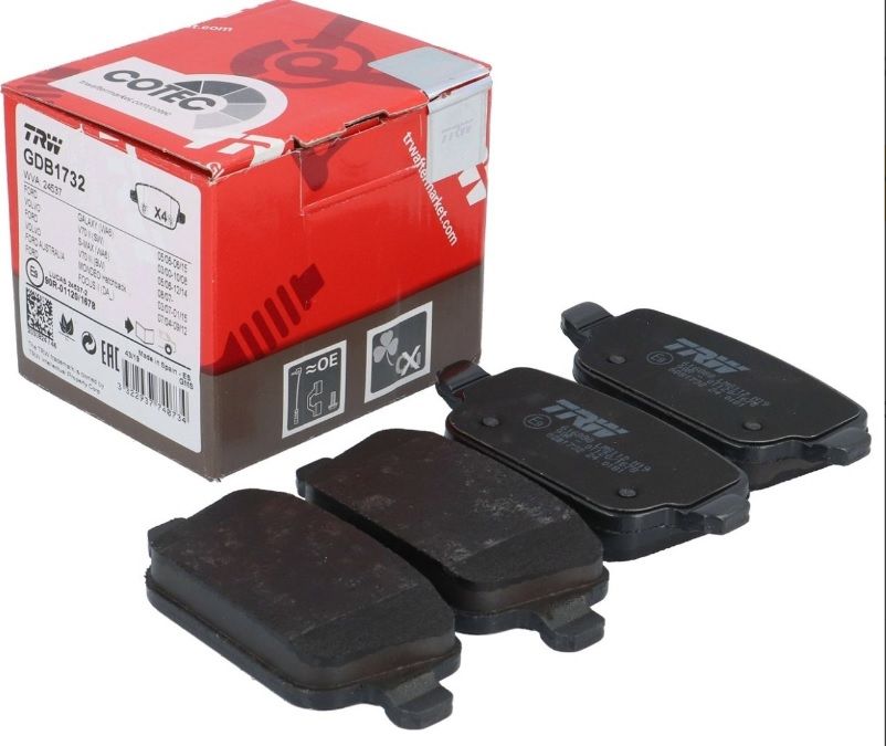 Ford Focus 2008-2012 Arka Fren Balata Takımı Trw Marka GDB1732