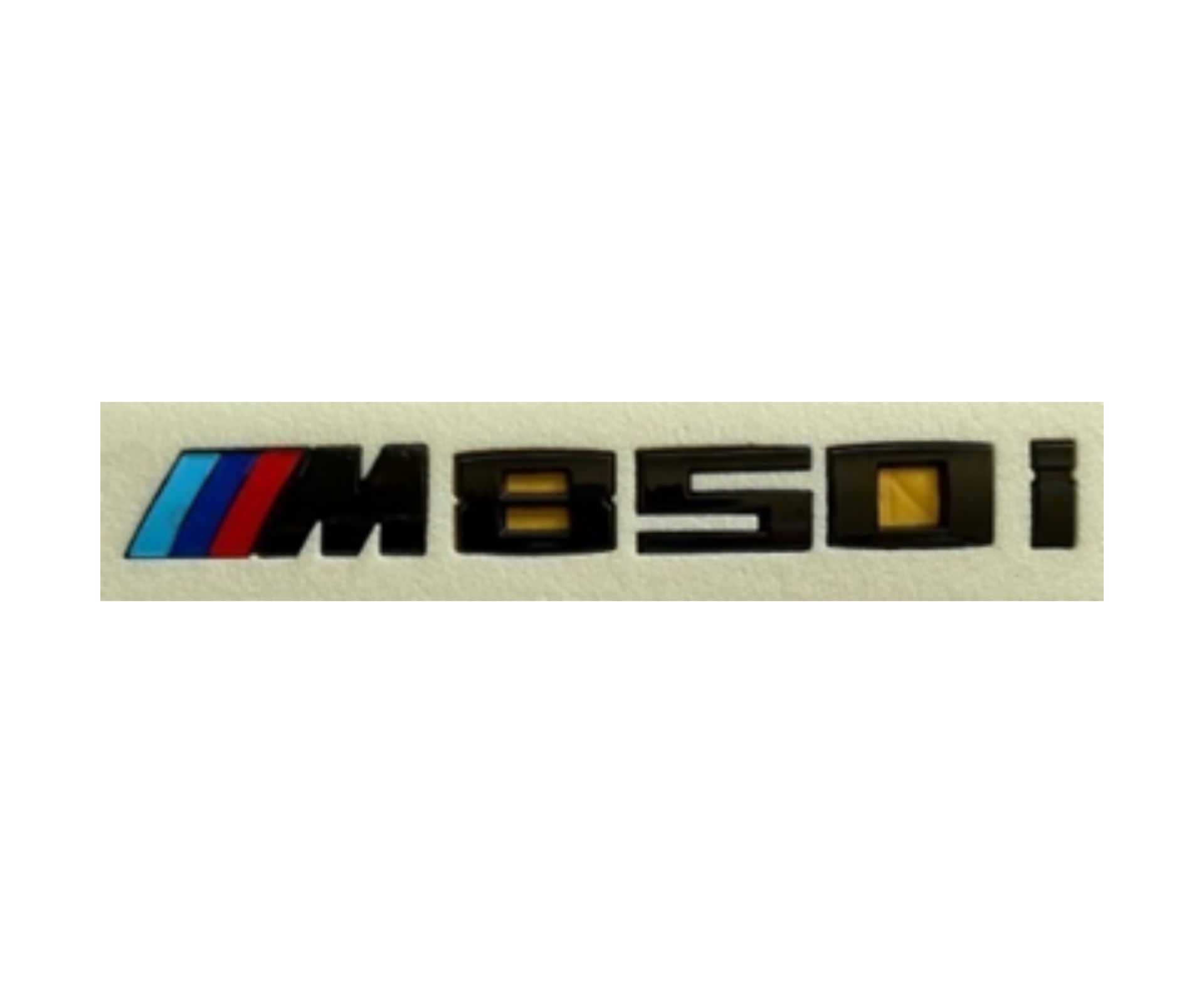BMW M850i Yazısı Siyah İthal Marka