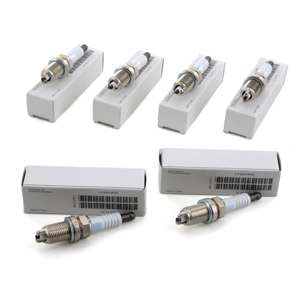 Opel Vectra C Çift Tırnak Ateşleme Buji Takımı Gm Orjinal 1214117-95519055