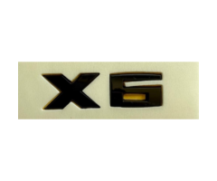 BMW X6 Yazısı Y.M Siyah İthal Marka