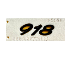 Porsche 918 Yazısı Siyah İthal Marka