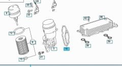 Mercedes W168 Yağ Filtre Kütük Contası Trucktec Marka A6421801410