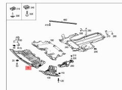 Mercedes W245 Tampon Alt Muhafaza Kapağı Gva Marka 2135200900