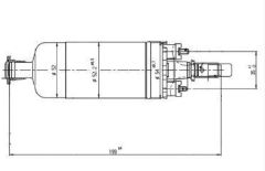Mercedes W140 Yakıt Pompası Bosch Marka 0580254911