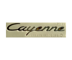 Porsche Cayenne Yazısı 2 - 18 cm Küçük Krom İthal Marka 95855967501