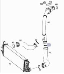 Mercedes W117 Kasa Turboşarj Hortum Contası İbraş Marka A0219976545