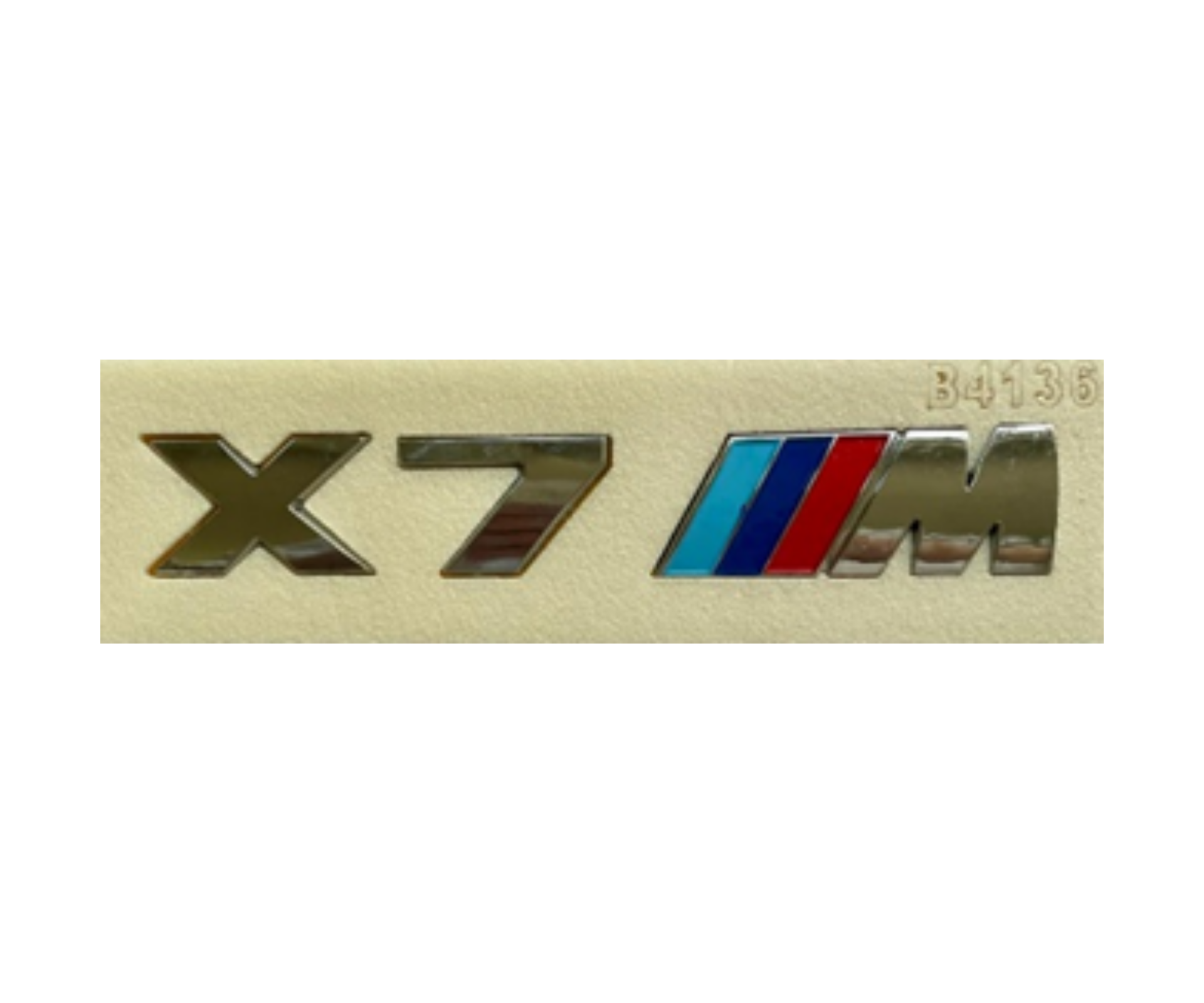 BMW X7 M Yazısı Krom İthal Marka