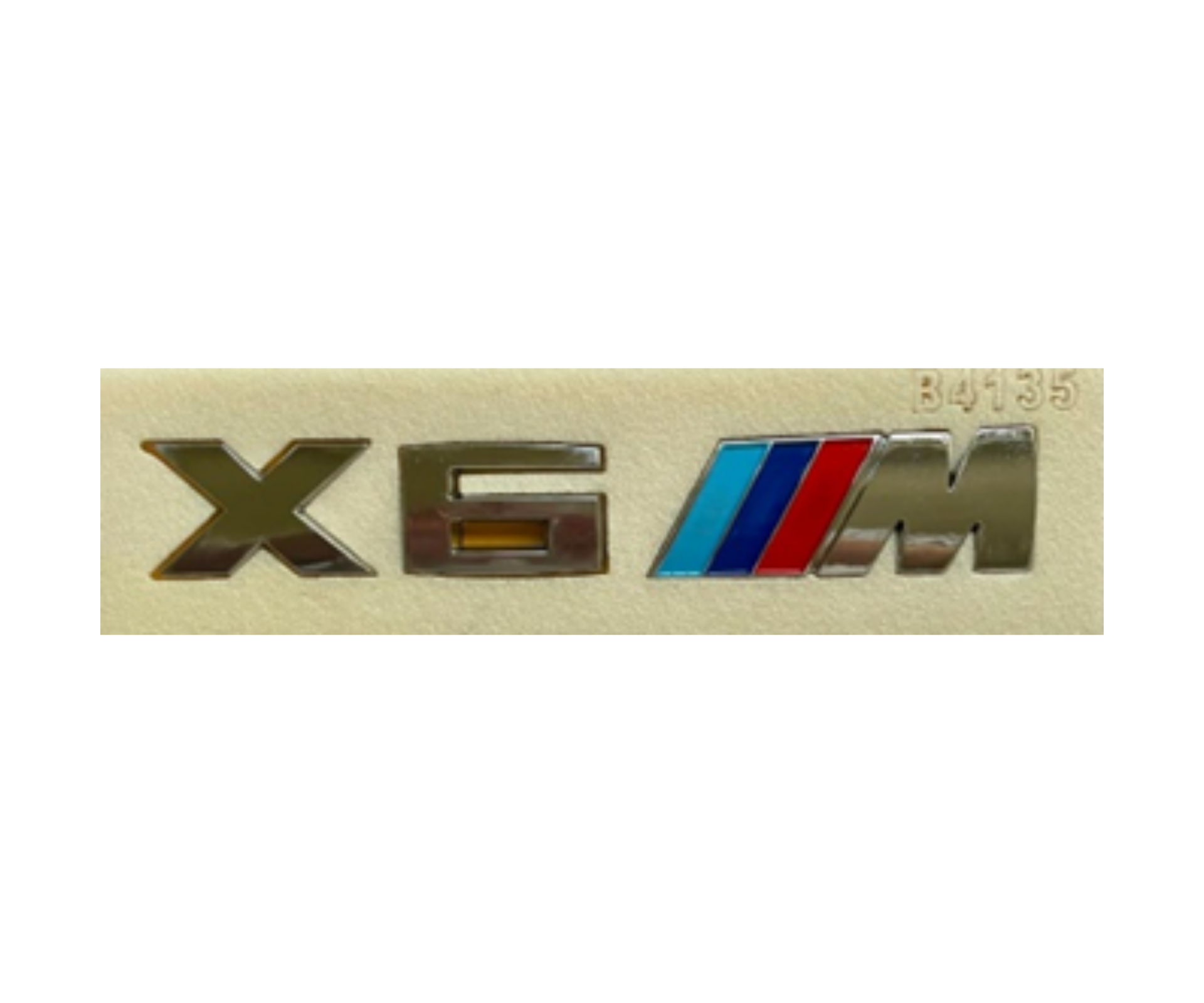 BMW X6 M Yazısı Krom İthal Marka