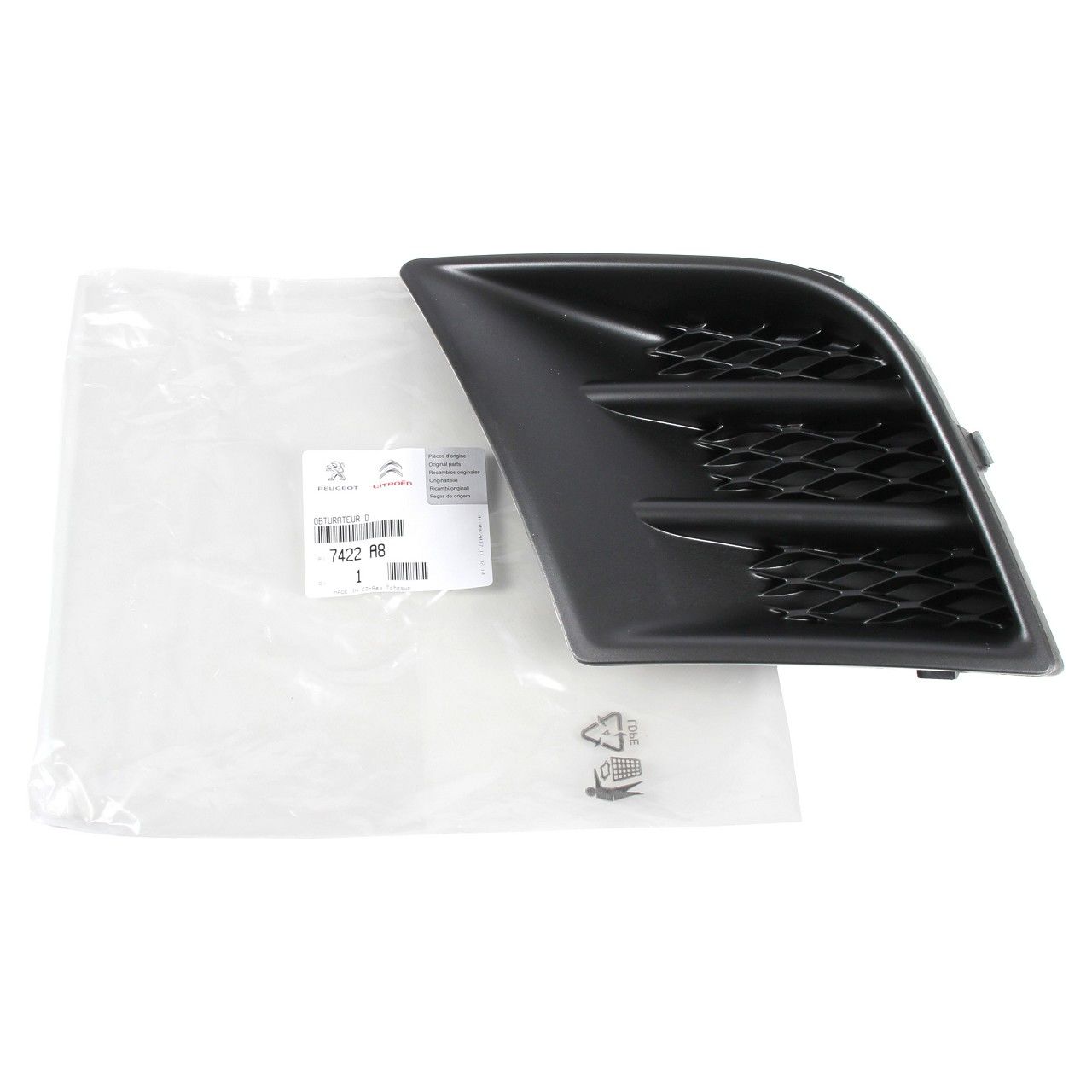 Peugeot 107 Sağ Ön Tampon Köşe Kapak Psa Marka 7422.A8