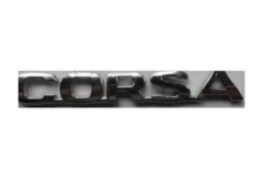 Opel Corsa Yazısı Siyah İthal Marka