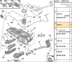 Peugeot 301 1.6 Hdi Euro5 Partikül Filtre Depo Pompası Orijinal Mopar 1525LK