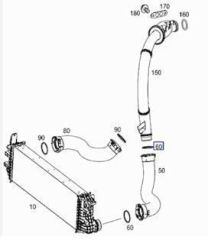 Mercedes W205 Kasa Turboşarj Hortum Contası Marka A0219976545