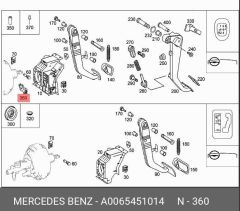 Mercedes W163 Debriyaj Pedal Müşürü Fae Marka A0065451014