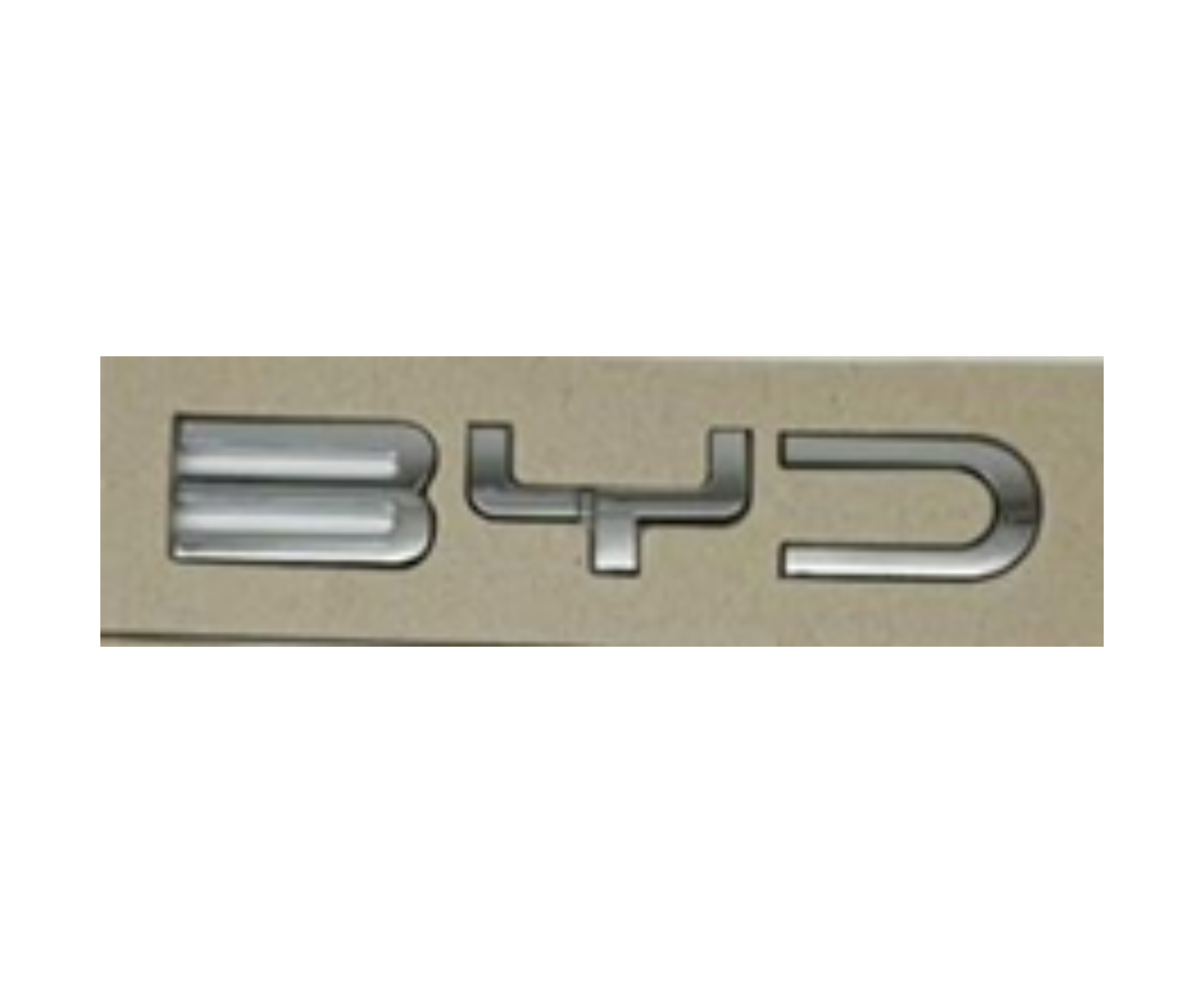 BYD Yazısı Küçük Krom İthal Marka
