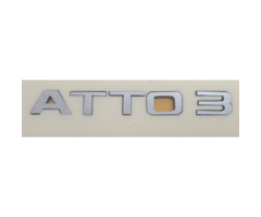 BYD ATTO 3 Yazısı Gri İthal Marka