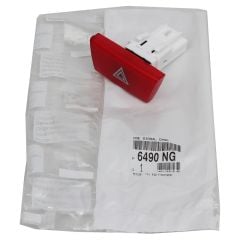 Peugeot 107 2007 - 2014 Dörtlü İkaz Düğmesi Psa Marka 6490.NG