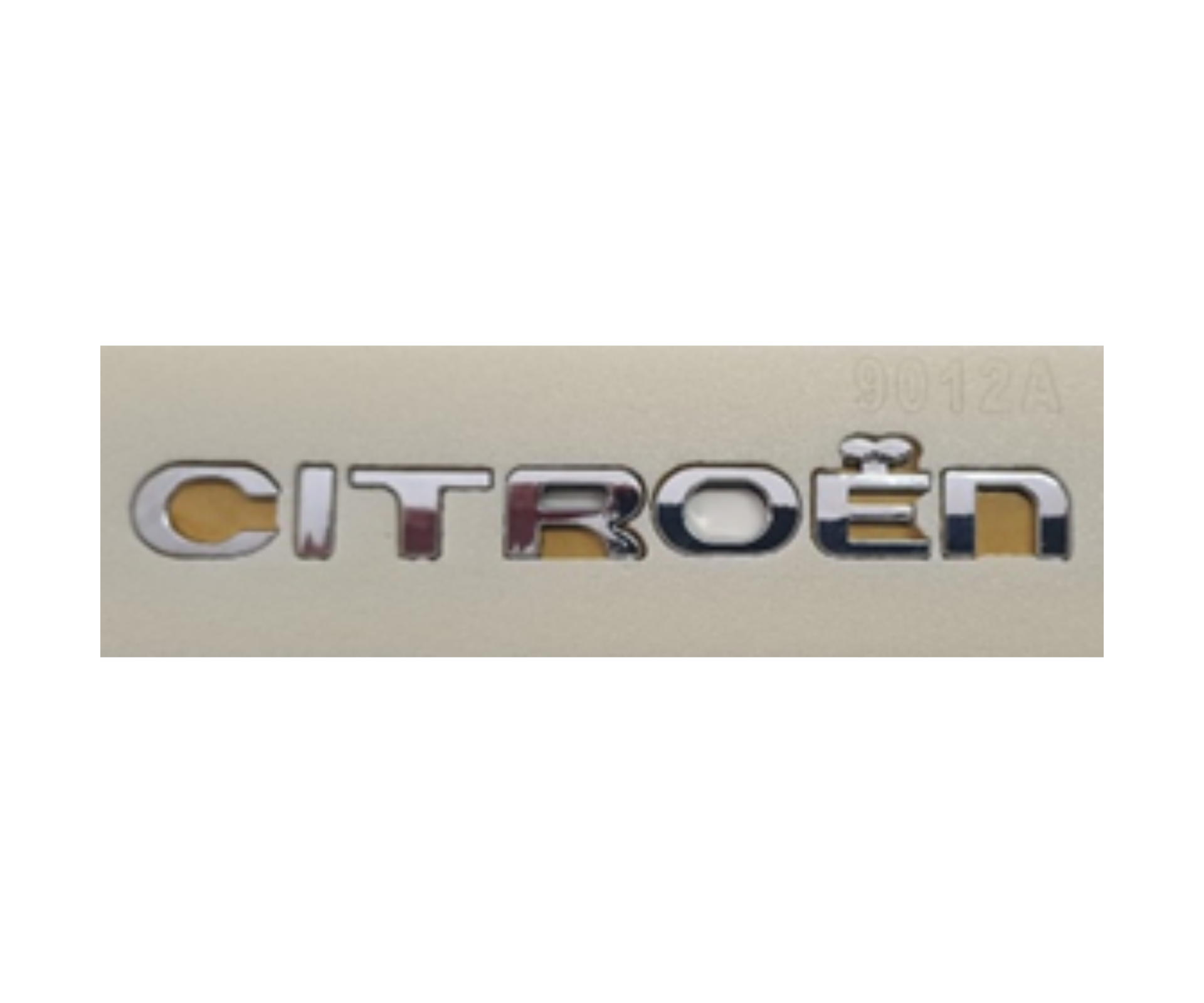 Citroen Yazı 12 - 135 mm Krom İthal Marka