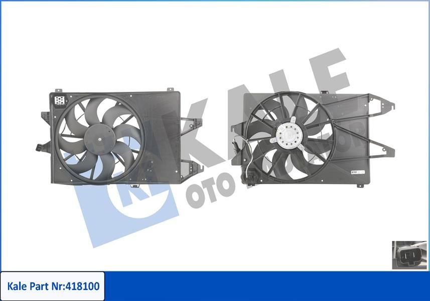 Ford Mondeo 2001-2007 2.0 Duratec Benzinli Fan Motoru Komple Kale Marka 418100