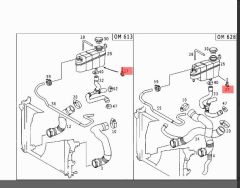 Mercedes W116 Su Depo Şamandırası Meyle Marka A2205450024