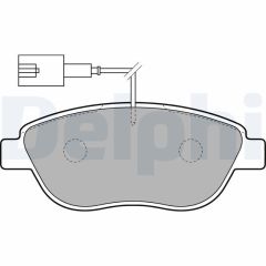 Fiat Grande Punto 1.2-1.3 multijet Ön Fren Balata Fişli DELPHİ 77364897