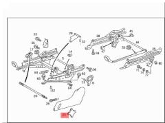 Mercedes W207 Koltuk Ayar Kolu Gva Marka A2029190088