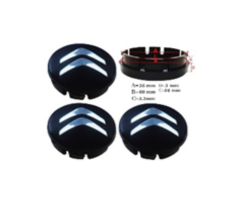 Citroen Jant Kapak 56 - 60 mm Siyah İthal Marka 8911D