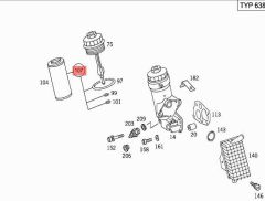Mercedes W168 Yağ Filtresi Knecht Marka  A6011800009