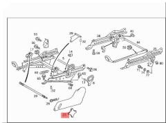 Mercedes W212 Koltuk Ayar Kolu Corals Marka A2029190088