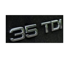 Audi 35 TDI Yazısı Krom İthal Marka