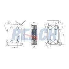 Fiat Albea 1.3 Multijet Yağ Soğutucu Radyatörü REACH Marka 55193743