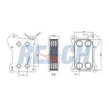 Fiat Doblo 1.3 Multijet Yağ Soğutucu Radyatörü REACH Marka 55193743