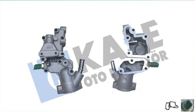 Citroen C2 1.4 Benzinli Termostat Bağlantı Kütüğü (Aliminyum) Kale Marka 572495