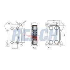 Fiat Punto 1.3 Multijet Yağ Soğutucu Radyatörü REACH Marka 55193743