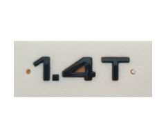 Audi 1.4 T Yazısı Siyah İthal Marka
