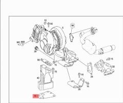 Mercedes X204 Turboşarj Contası Elring Marka A6421420681