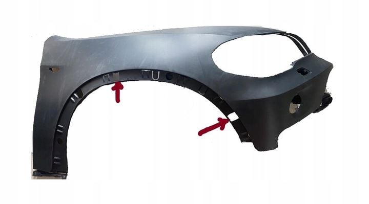 Bmw X5 Seri E70 Kasa Ön Çamurluk Sağ Taraf Far Yıkamalı Bmw Orijinal Marka 51657178396