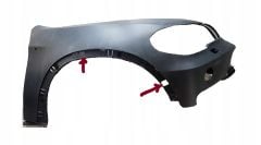 Bmw X5 Seri E70 Kasa Ön Çamurluk Sağ Taraf Far Yıkamalı Bmw Orijinal Marka 51657178396