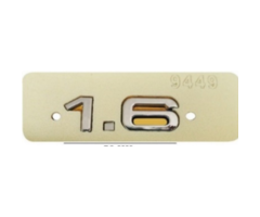 Audi 1.6 Yazısı 20 - 56 mm Krom İthal Marka