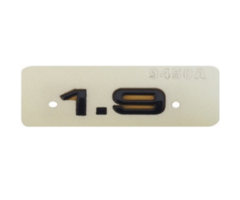 Audi 1.9 Yazısı 20 - 56 mm Siyah İthal Marka