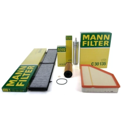 Bmw E90 Kasa 318d N47 Motor Periyodik Bakım Filtre Seti Mann Marka C30135-HU721-5x-WK5001-CUK8430