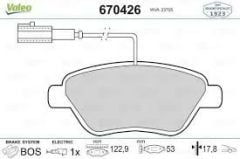 Fiat Albea 1.2 16V Ön Fren Balatası VALEO Marka 55174420