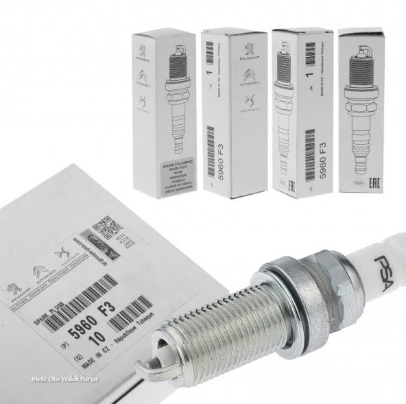 Peugeot 208 1.6 Benzinli Ateşleme Buji Takım 4 Adet Psa Marka 5960.F3