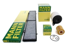 Bmw E90 Kasa 318i Periyodik Bakım Filtre Seti Mann Marka Yağsız CUK8430-HU815-2x-C1370