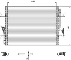 Fiat Albea 1.6 16V Klima Radyatörü Kondenser VALEO Marka 46826683