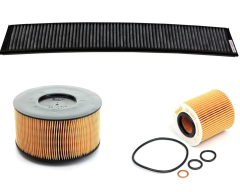 Bmw E46 Kasa 316i 2002-2006 Periyodik Bakım Filtre Seti Hengst Marka E29HD89 - E489L - WPK206