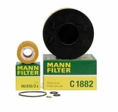 Bmw E46 Kasa 318i 2002-2006 Yağ Ve Hava Filtresi Mann Marka C1882 - HU815-2X