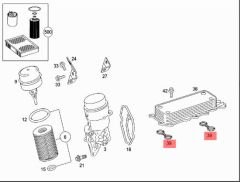 Mercedes W164 Yağ Soğutucusu Contası Ajusa Marka A6421880580