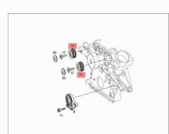 Mercedes W168 Kayış Gergi Avare Kasnak Orijinal Mercedes Marka A0002020919