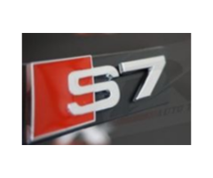 Audi S7 Yazısı Ön Panjur Krom İthal Marka