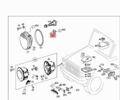 Mercedes W211 Ampul H4 12V 60/55W Mo Marka N072601012803
